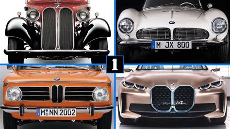 bmw kidney grille evolution.